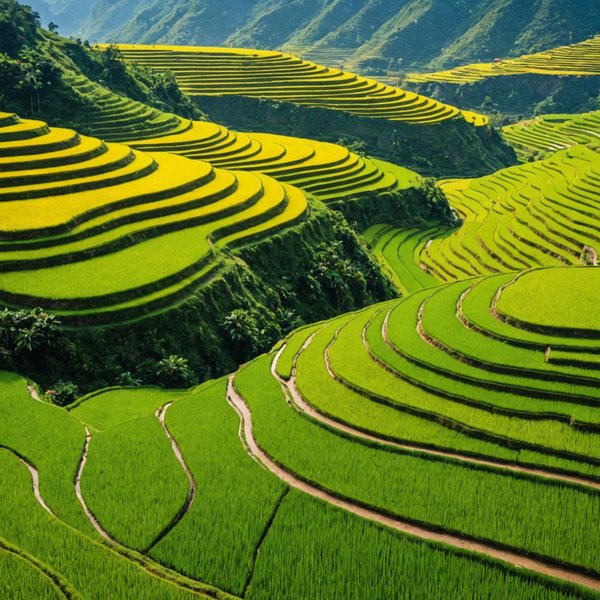 Où trouver les plus beaux paysages de rizières en terrasses au Vietnam : régions et périodes idéales ?